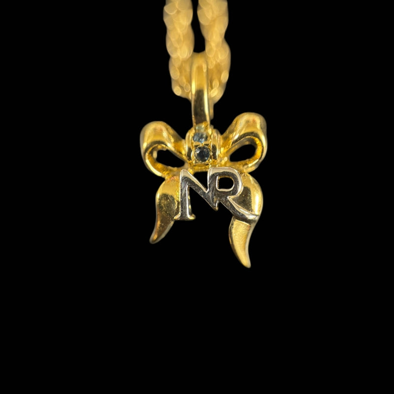 NINA RICCI Gold-Tone Heart Necklace