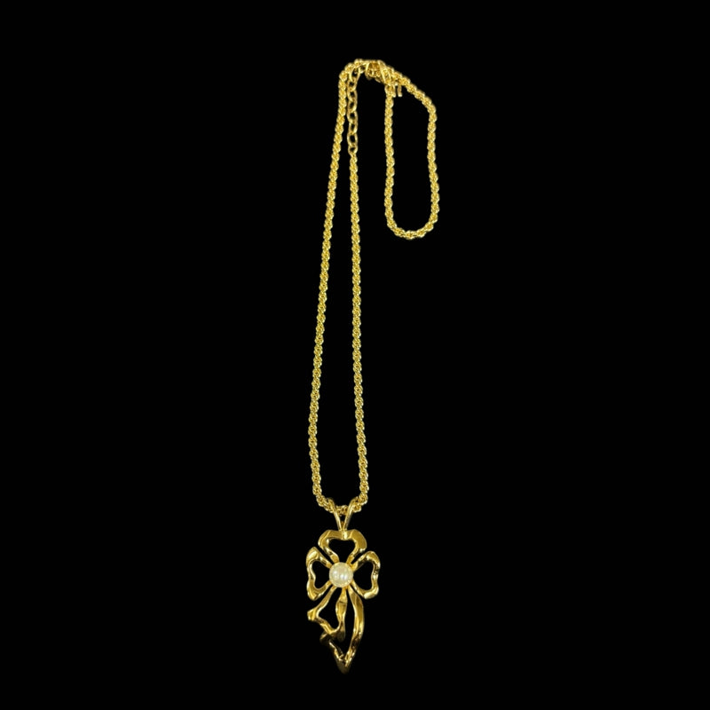 NINA RICCI Gold-Tone Pearl Necklace