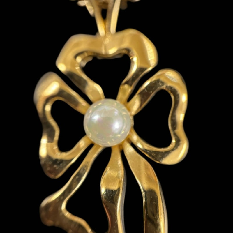 NINA RICCI Gold-Tone Pearl Necklace