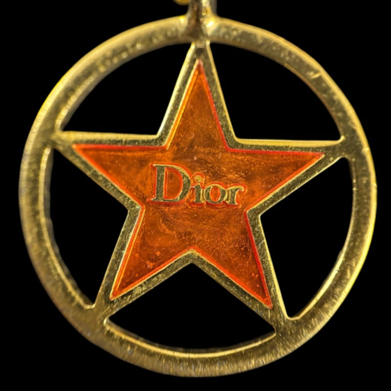 Dior Star Necklace, Gold-Tone Alloy