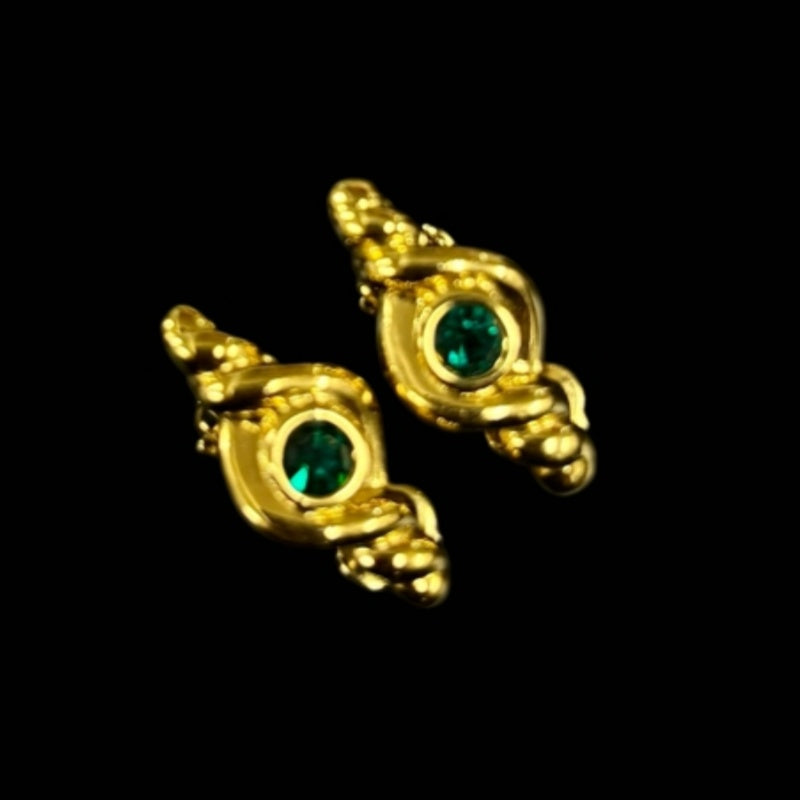 NINA RICCI Gold-Tone Alloy Clip-On Earrings