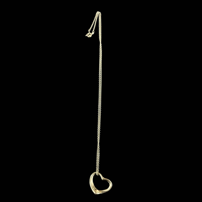 TIFFANY & Co. SV925 silver Open Heart necklace