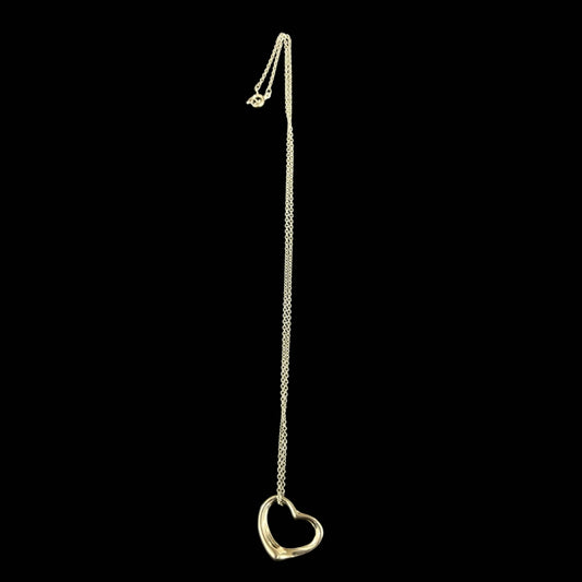 TIFFANY & Co. SV925 silver Open Heart necklace