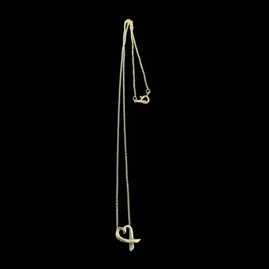 TIFFANY & Co. SV925 silver Open Heart necklace