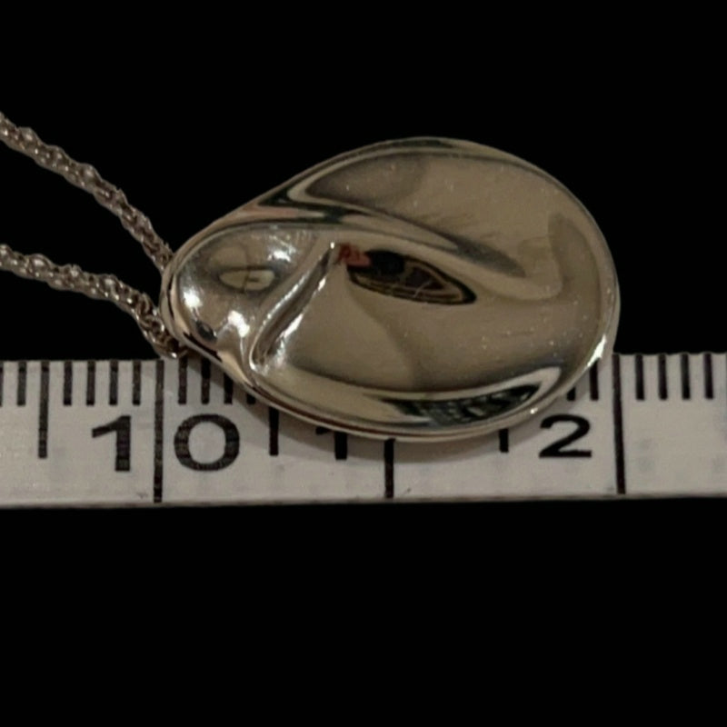 TIFFANY 925 silver lava drop pendant necklace