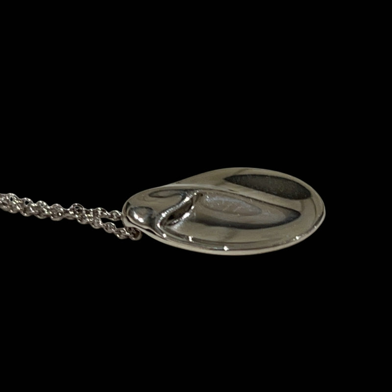 TIFFANY 925 silver lava drop pendant necklace