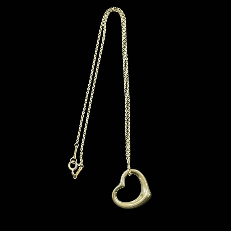TIFFANY 925 SILVER OPEN HEART NECKLACE