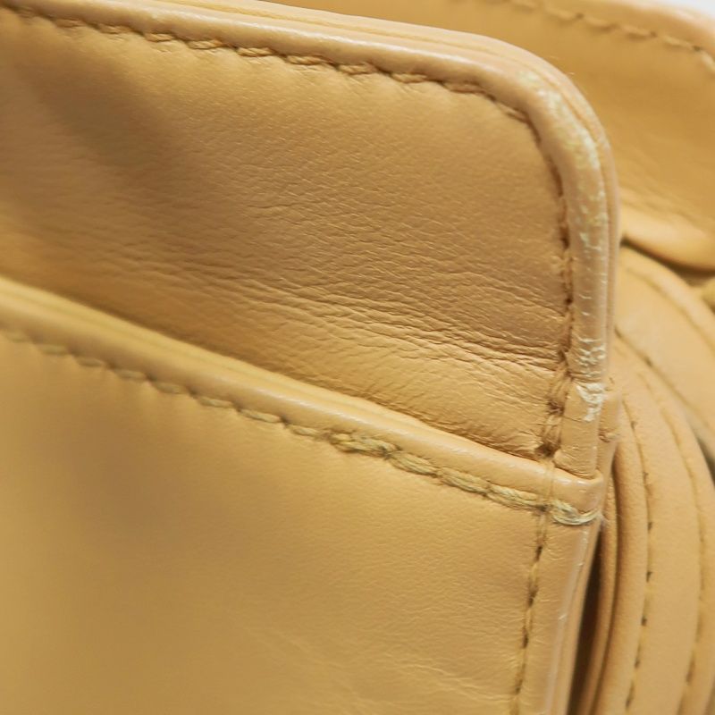 CHANEL Brown Lambskin Tote Shoulder Handbag with Guarantee Card