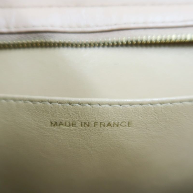CHANEL Brown Lambskin Tote Shoulder Handbag with Guarantee Card
