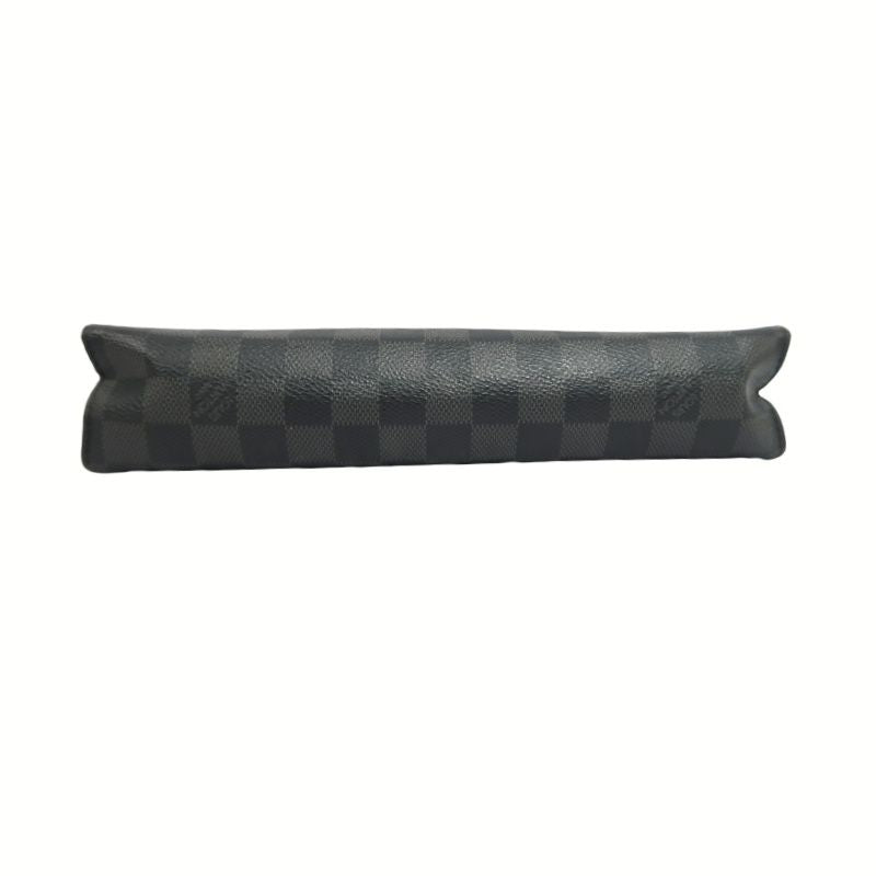 LOUIS VUITTON Damier Graphite Black PVC Clutch Bag & Pouch