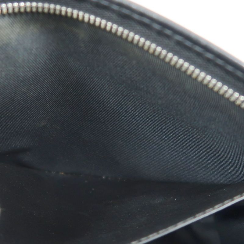 LOUIS VUITTON Damier Graphite Black PVC Clutch Bag & Pouch