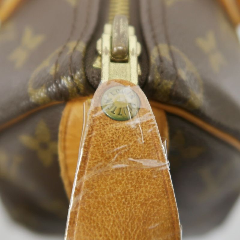 LOUIS VUITTON Monogram Speedy 25 Handbag, Brown, Comes with Padlock and Two Keys