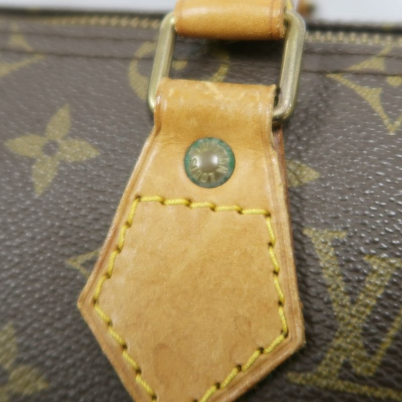 LOUIS VUITTON Monogram Speedy 25 Handbag, Brown, Comes with Padlock and Two Keys