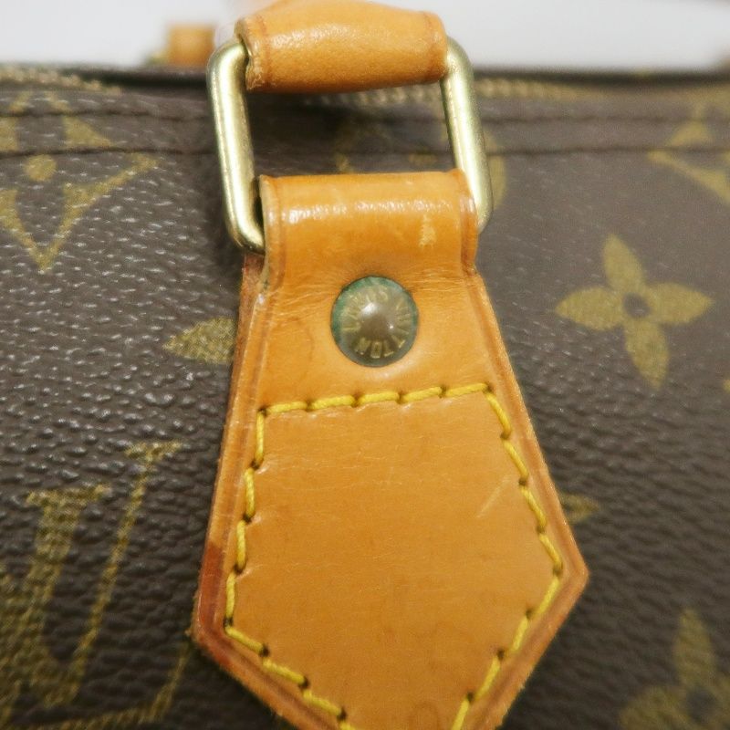 LOUIS VUITTON Monogram Speedy 25 Handbag, Brown, Comes with Padlock and Two Keys