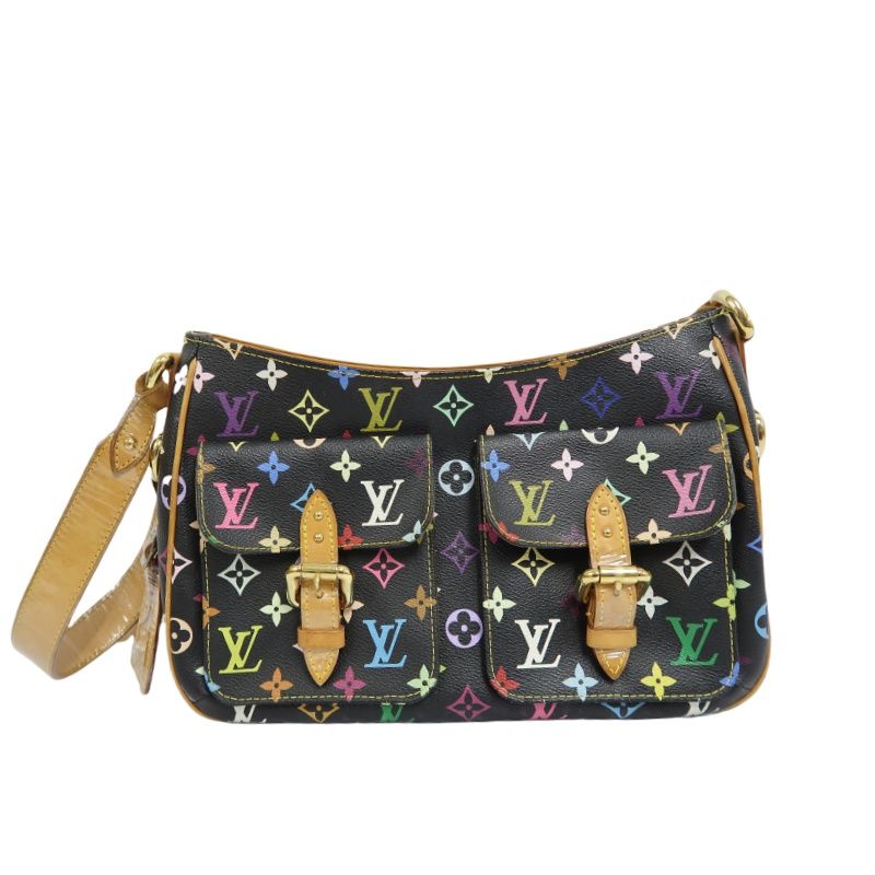 LOUIS VUITTON (LV) Monogram Multicolore Lodge GM Black Shoulder Bag