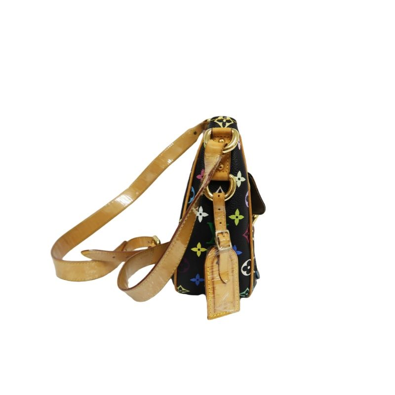 LOUIS VUITTON (LV) Monogram Multicolore Lodge GM Black Shoulder Bag