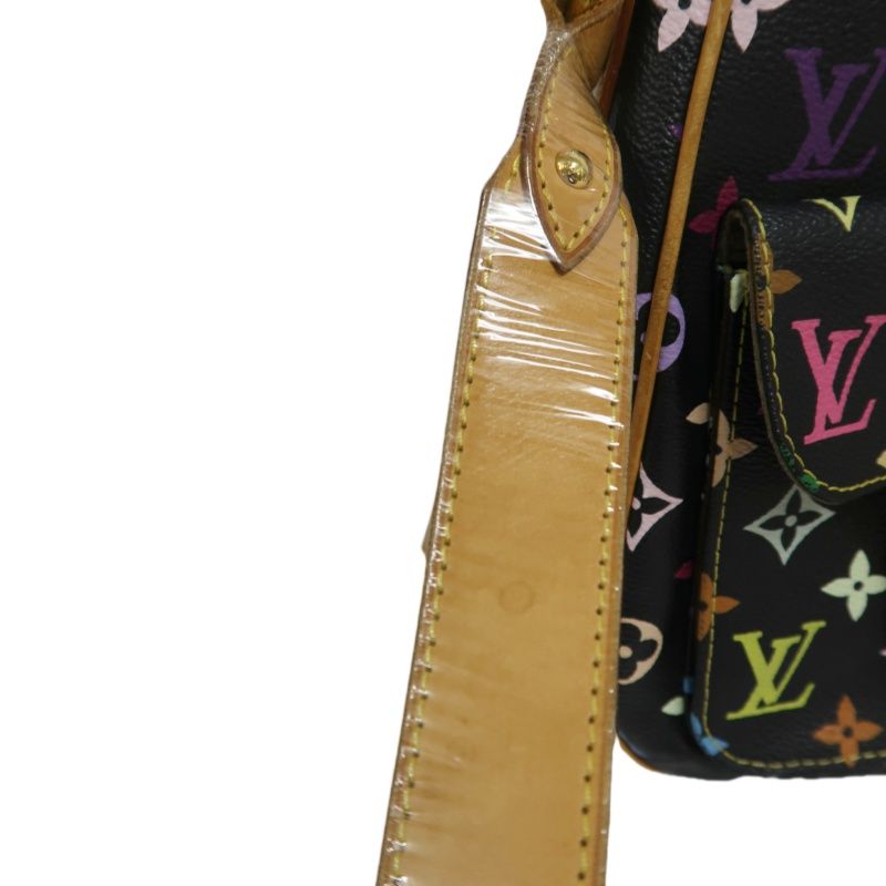 LOUIS VUITTON (LV) Monogram Multicolore Lodge GM Black Shoulder Bag