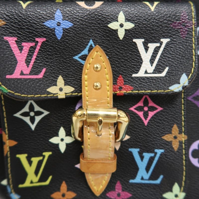 LOUIS VUITTON (LV) Monogram Multicolore Lodge GM Black Shoulder Bag