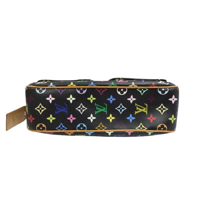 LOUIS VUITTON (LV) Monogram Multicolore Lodge GM Black Shoulder Bag