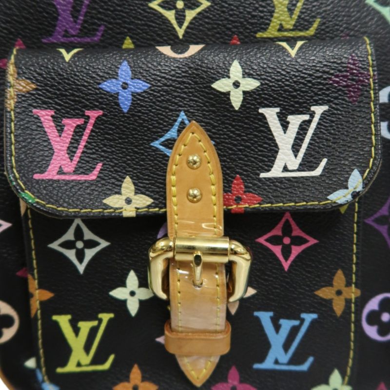LOUIS VUITTON (LV) Monogram Multicolore Lodge GM Black Shoulder Bag