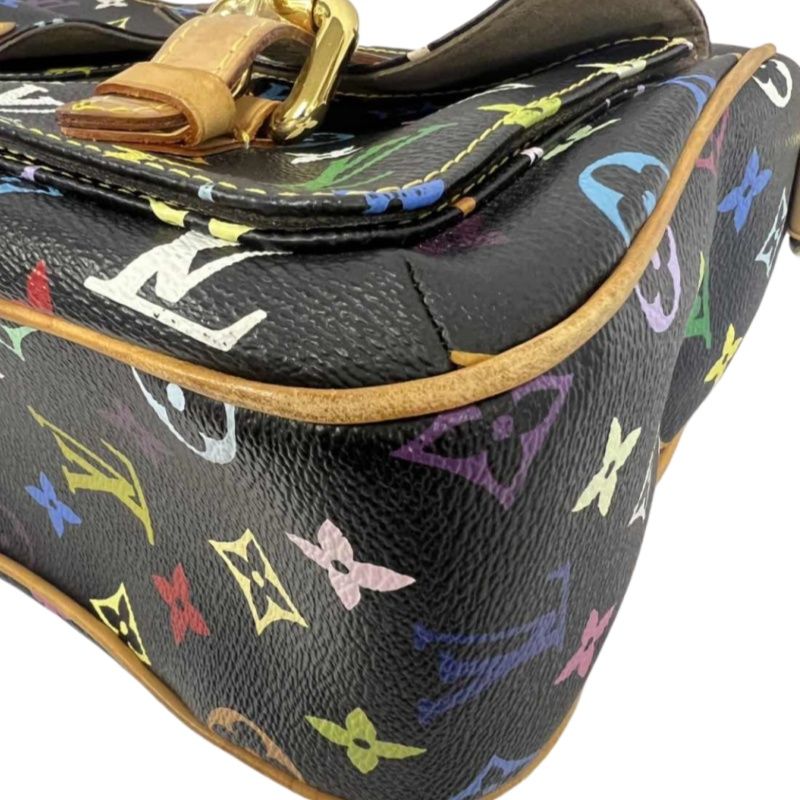 LOUIS VUITTON (LV) Monogram Multicolore Lodge GM Black Shoulder Bag