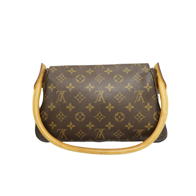 LOUIS VUITTON (LV) Monogram Mini Looping Brown Shoulder Bag