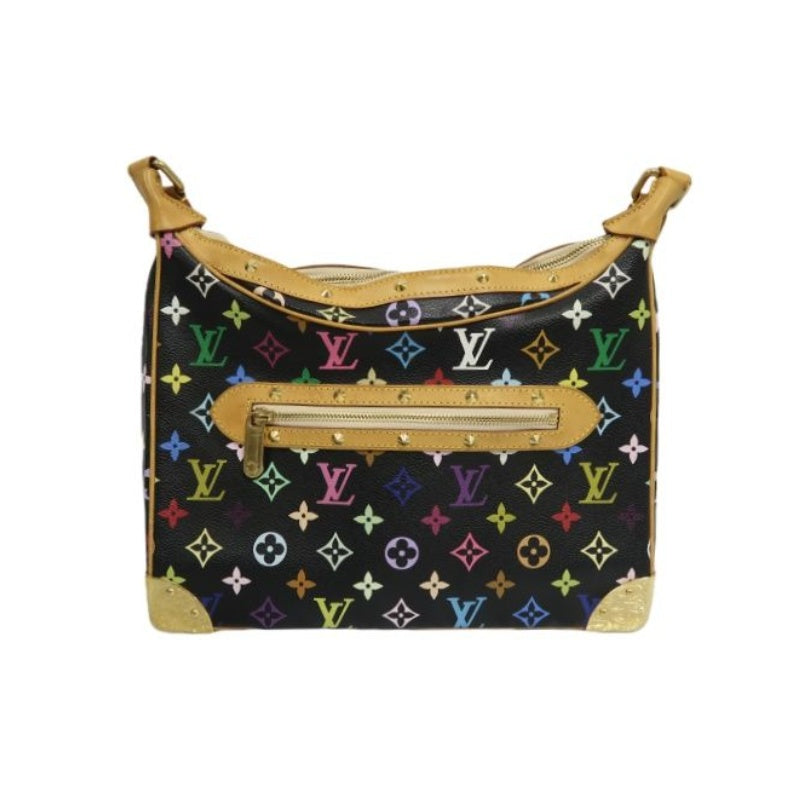 LOUIS VUITTON (LV) Multicolore Blois Black Shoulder Bag with Gold Hardware