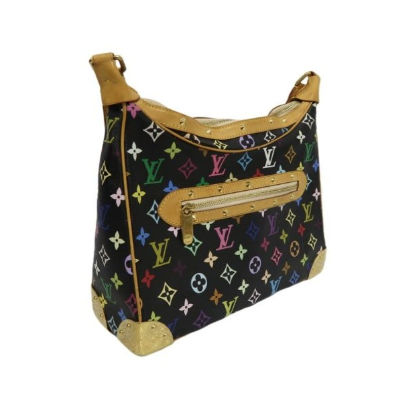 LOUIS VUITTON (LV) Multicolore Blois Black Shoulder Bag with Gold Hardware