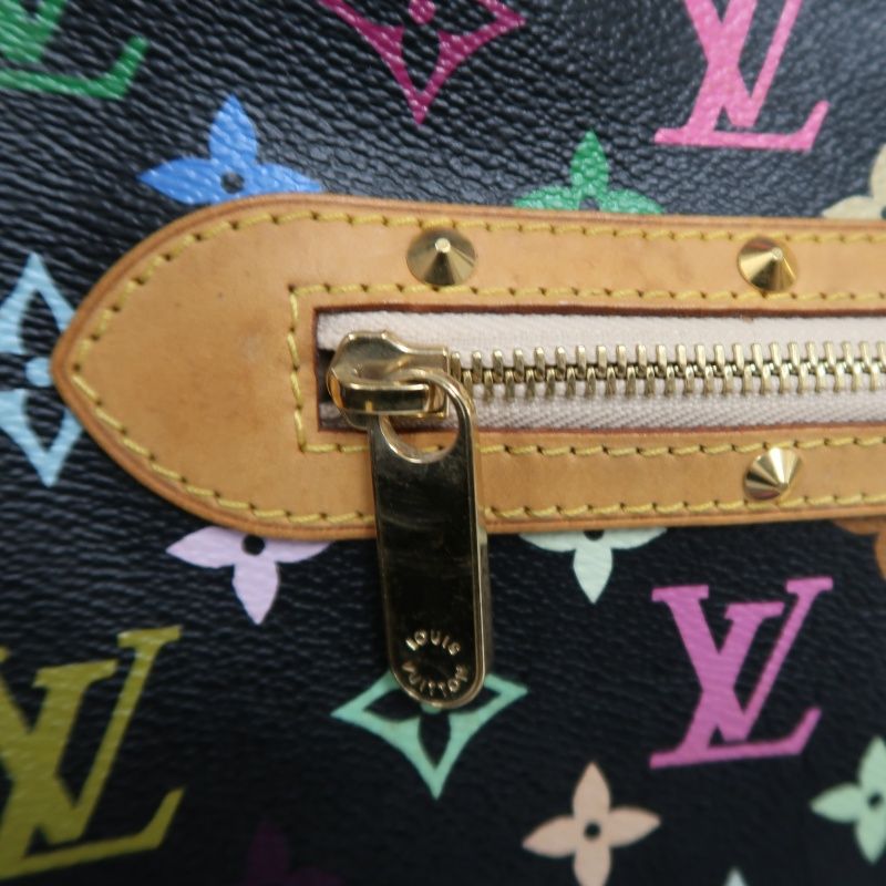 LOUIS VUITTON (LV) Multicolore Blois Black Shoulder Bag with Gold Hardware