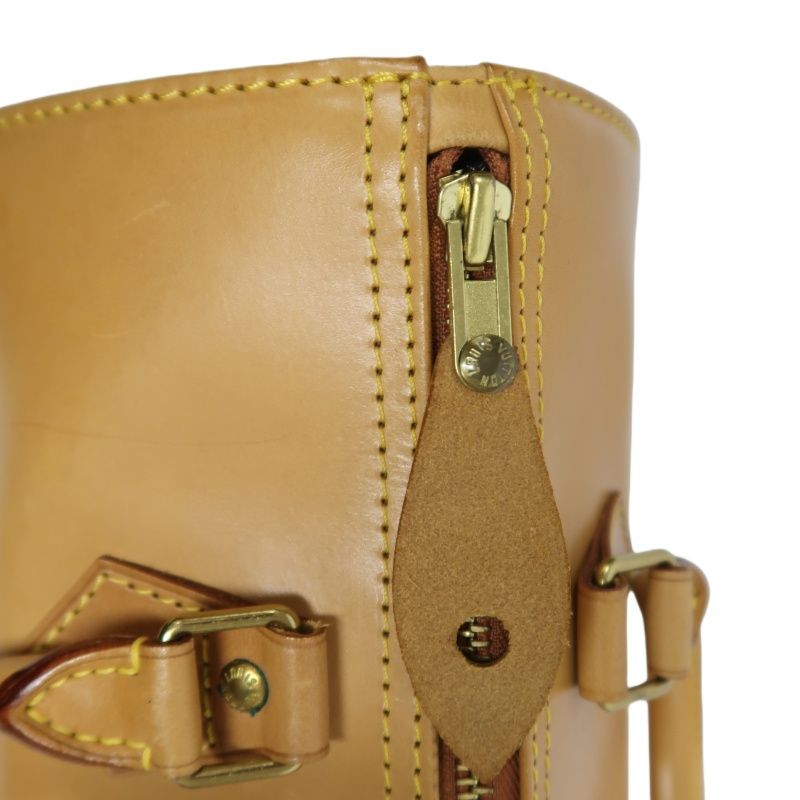 LOUIS VUITTON (LV) Nomade Leather Speedy 30 Beige Handbag with Padlock and 2 Keys