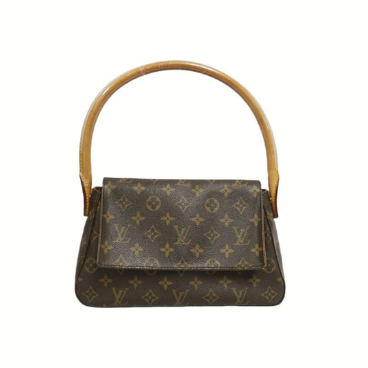 LOUIS VUITTON (LV) Monogram Mini Looping Brown Shoulder Bag