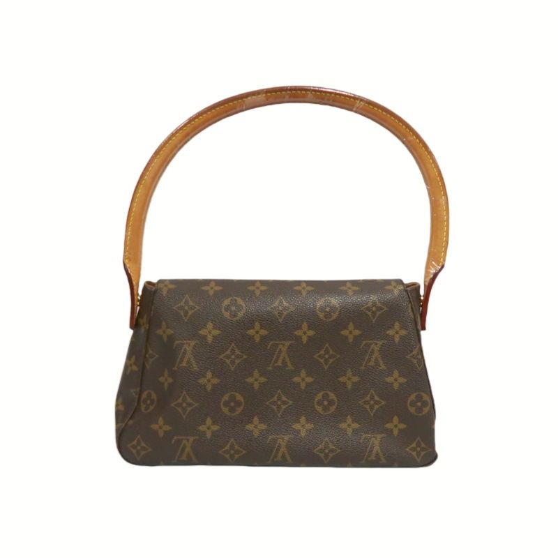 LOUIS VUITTON (LV) Monogram Mini Looping Brown Shoulder Bag