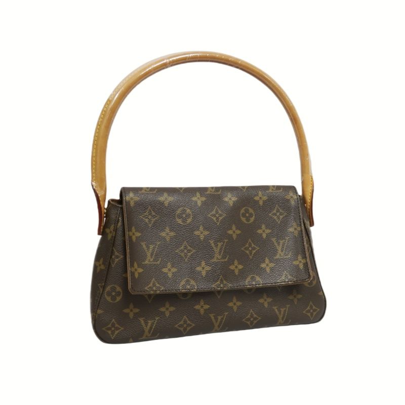 LOUIS VUITTON (LV) Monogram Mini Looping Brown Shoulder Bag