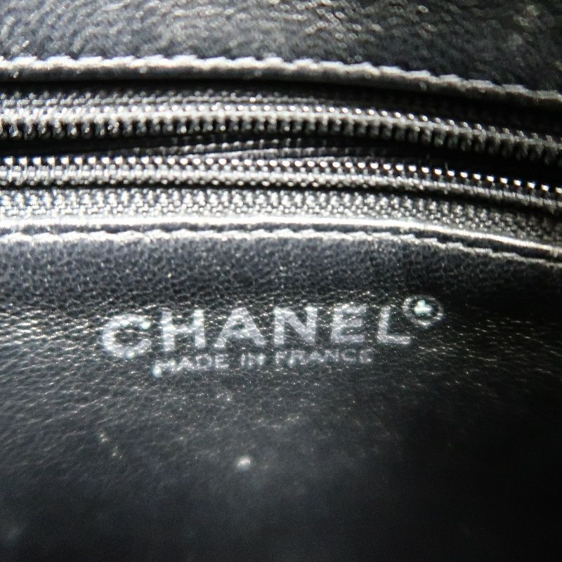 CHANEL Black Caviar Leather Reissue Tote Bag with Silver Hardware, with Guarantee Card