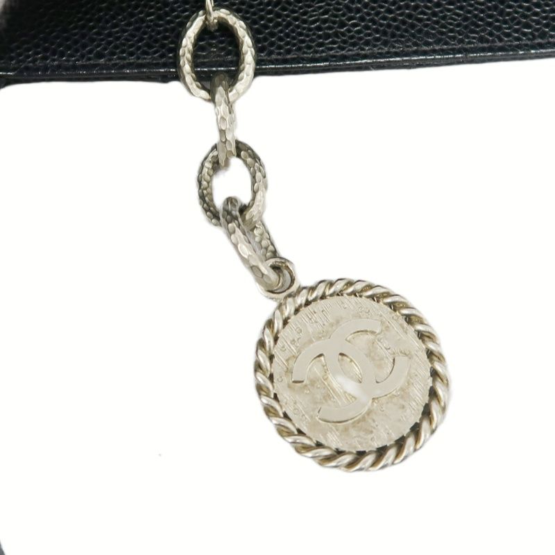 CHANEL Black Caviar Leather Reissue Tote Bag with Silver Hardware, with Guarantee Card
