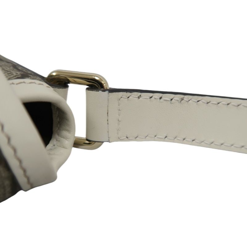 GUCCI GG Supreme Brown Canvas Crossbody Bag