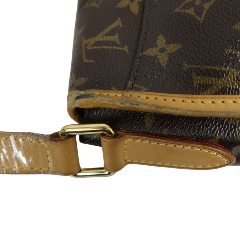 LOUIS VUITTON (LV) Monogram Menilmontant PM Brown Crossbody Bag