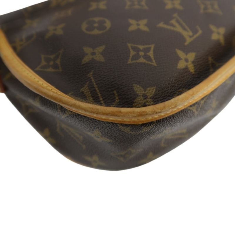 LOUIS VUITTON (LV) Monogram Menilmontant PM Brown Crossbody Bag