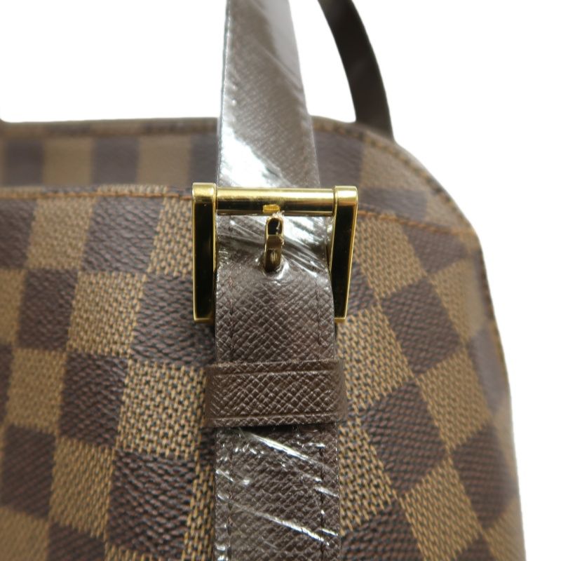 LOUIS VUITTON (LV) Damier Ebene Belem MM Brown Handbag, with Dust Bag