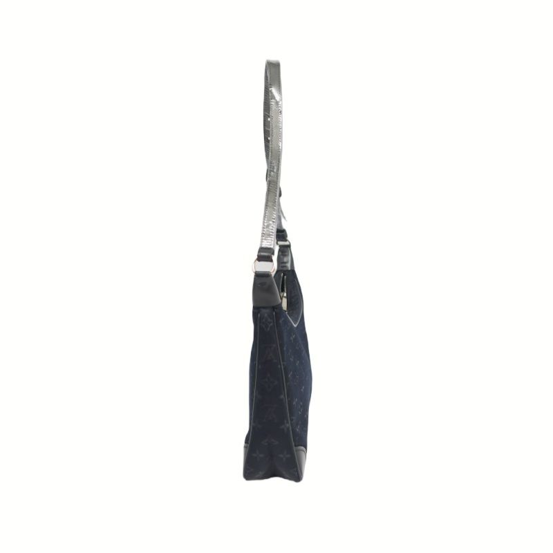 LOUIS VUITTON (LV) Monogram Satin Little Brounie Black Shoulder Bag