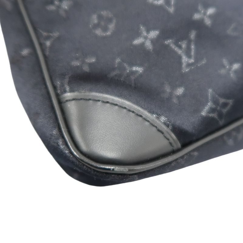 LOUIS VUITTON (LV) Monogram Satin Little Brounie Black Shoulder Bag