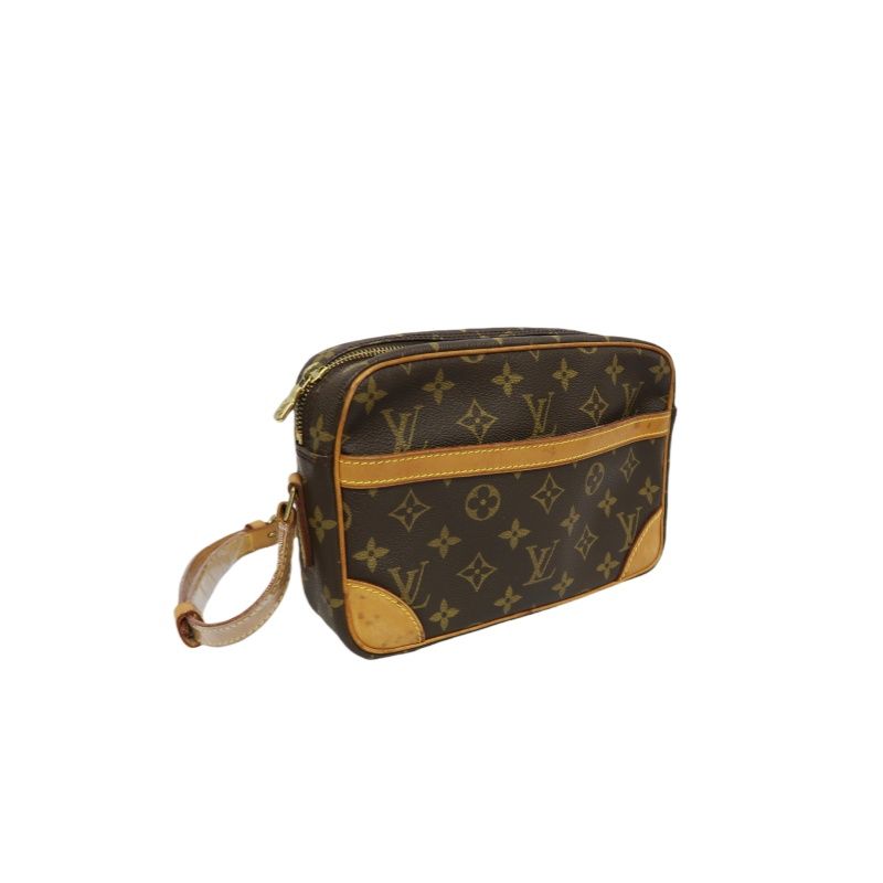 LOUIS VUITTON (LV) Monogram Trotteur 24 Crossbody Shoulder Bag, with Dust Bag