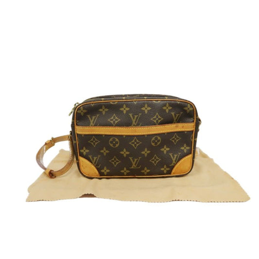 LOUIS VUITTON (LV) Monogram Trotteur 24 Crossbody Shoulder Bag, with Dust Bag