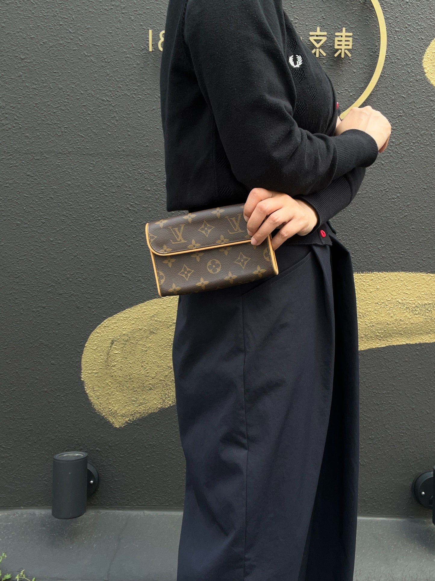 LOUIS VUITTON (LV) Monogram Pochette Florentine Waist Pouch (No Shoulder Strap)
