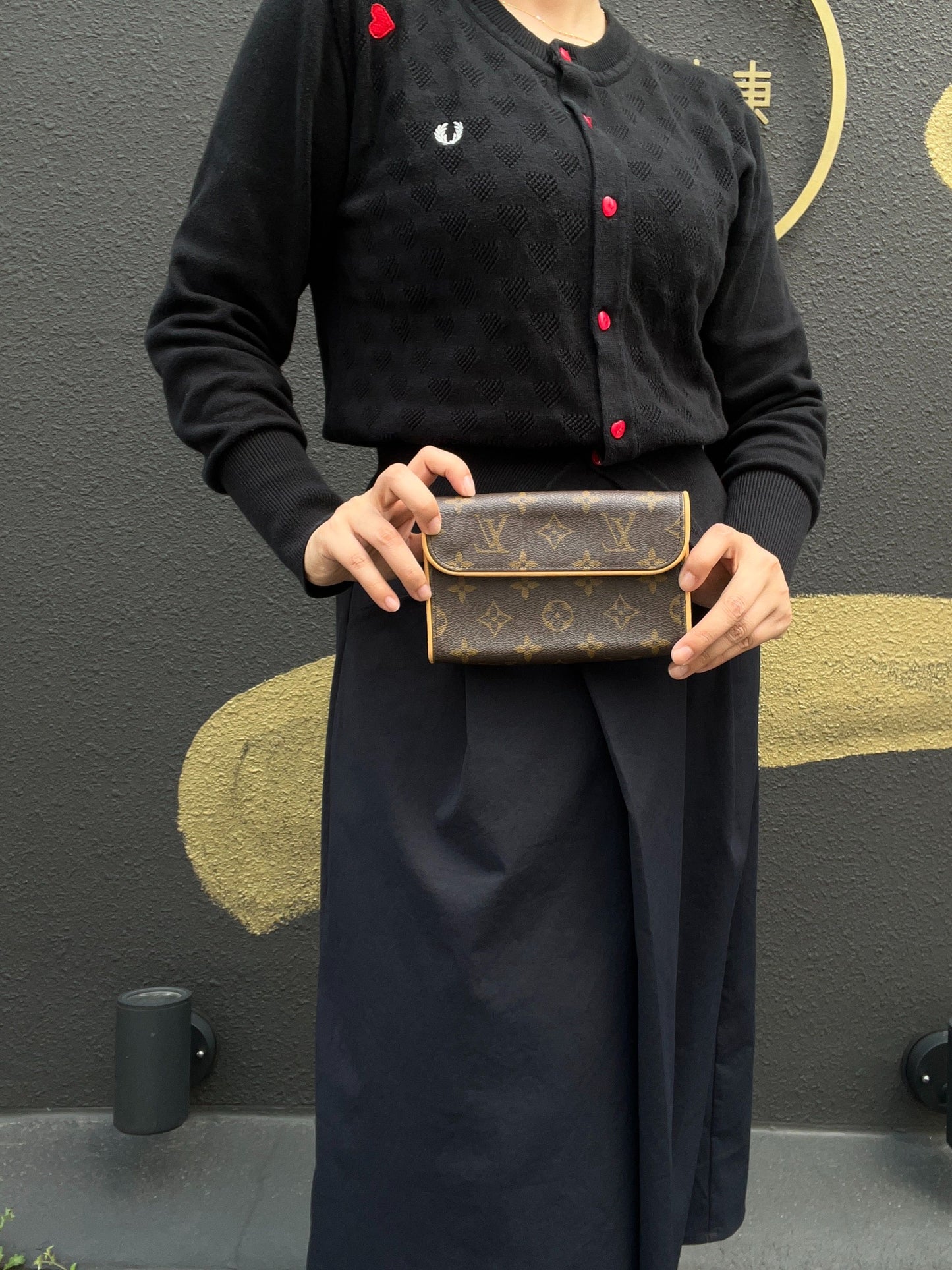 LOUIS VUITTON (LV) Monogram Pochette Florentine Waist Pouch (No Shoulder Strap)