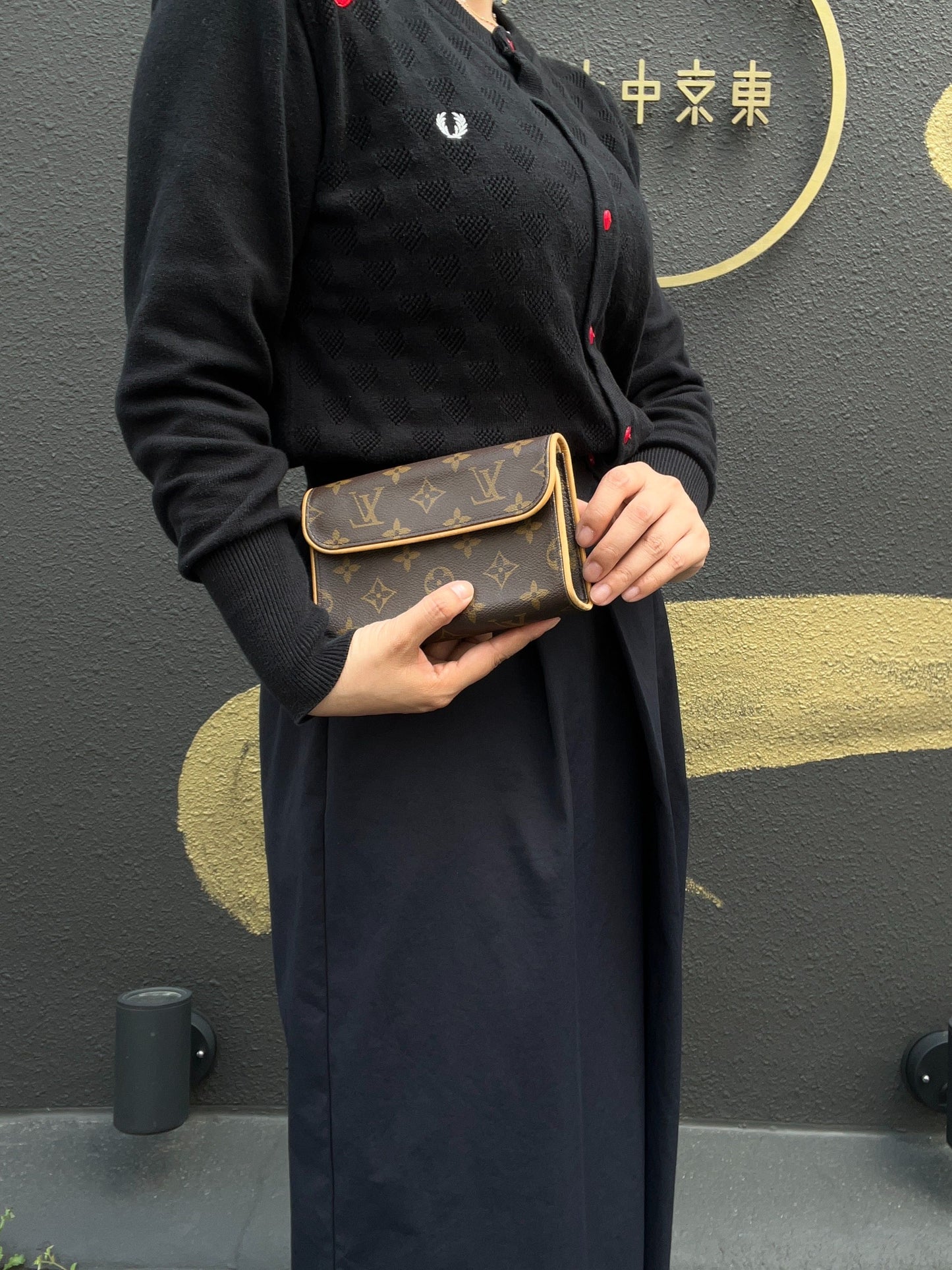 LOUIS VUITTON (LV) Monogram Pochette Florentine Waist Pouch (No Shoulder Strap)