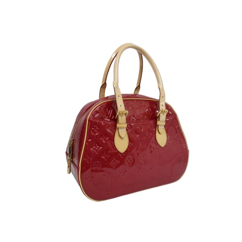 LOUIS VUITTON (LV) Summit Drive Vernis Handbag (Pumpkin Jenny), Red, Includes Dust Bag