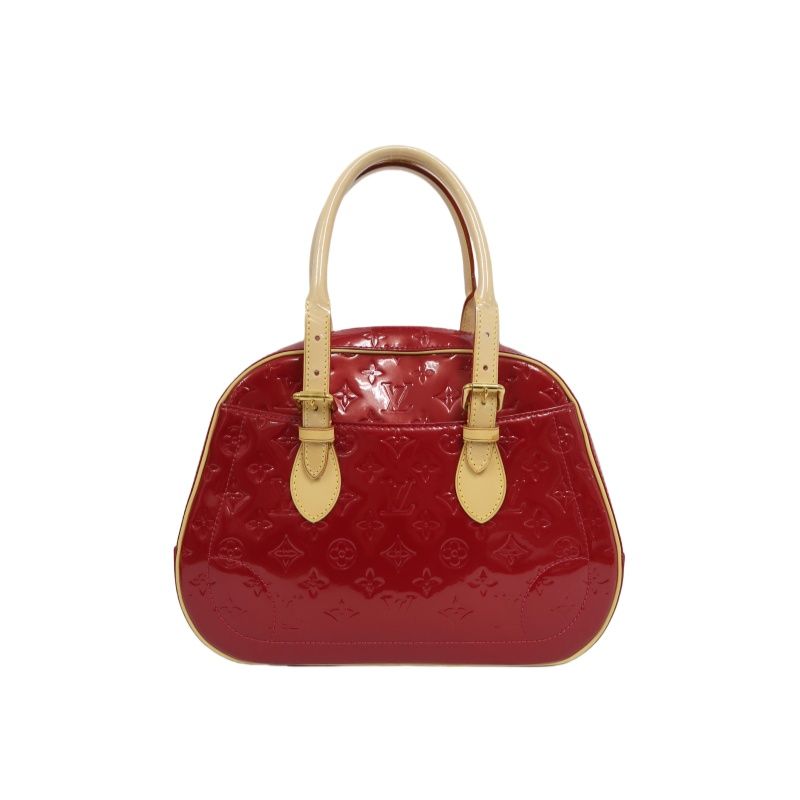 LOUIS VUITTON (LV) Summit Drive Vernis Handbag (Pumpkin Jenny), Red, Includes Dust Bag