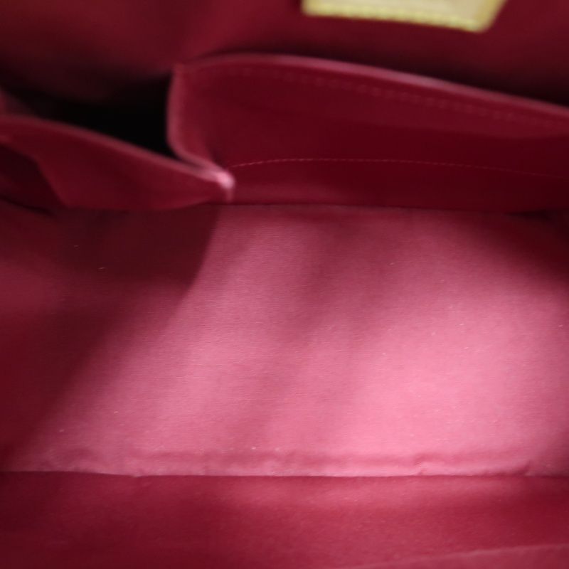 LOUIS VUITTON (LV) Summit Drive Vernis Handbag (Pumpkin Jenny), Red, Includes Dust Bag