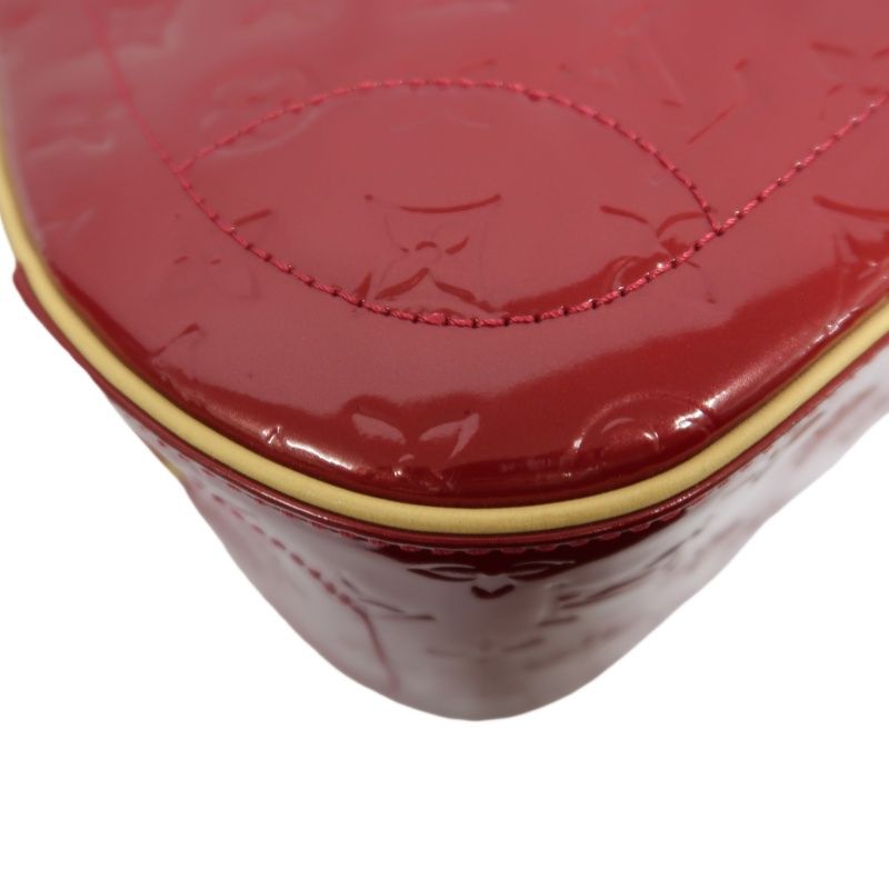 LOUIS VUITTON (LV) Summit Drive Vernis Handbag (Pumpkin Jenny), Red, Includes Dust Bag